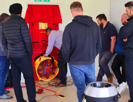 Background ventilation testing training