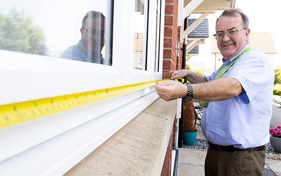 book a domestic energy assessor course - measuring windows